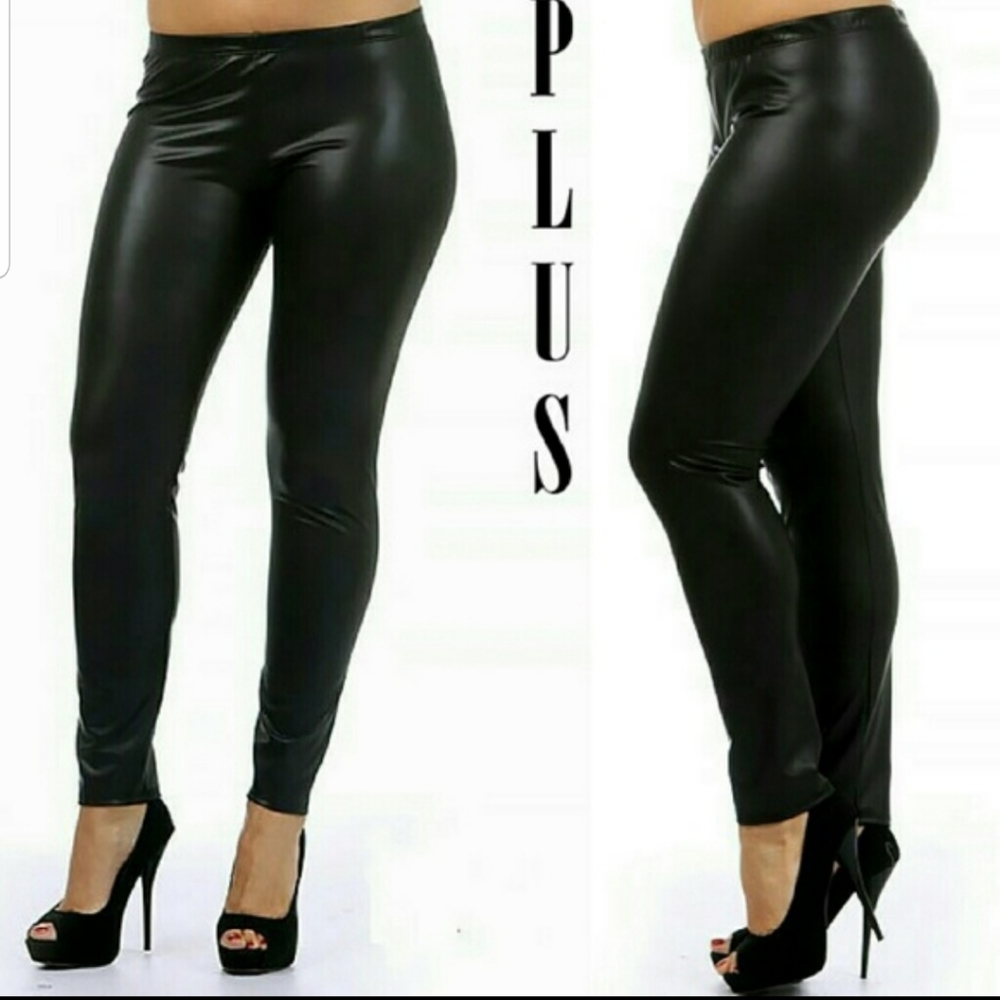 🔥New! Faux Leather Leggings